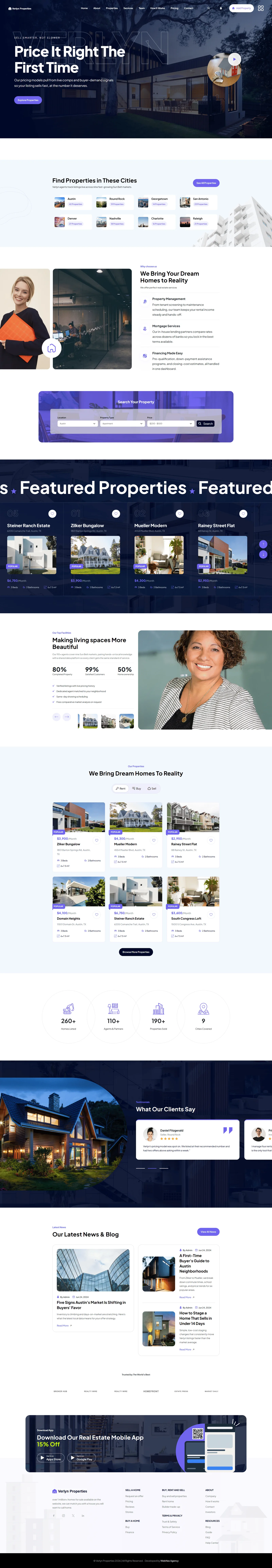 Verlyn Properties - Real Estate template preview